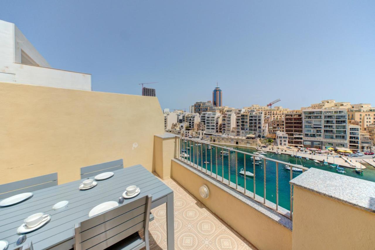 Morina Court - Seaview Apartments And Penthouse In St Julians By Shortletsmalta San Giuliano Esterno foto