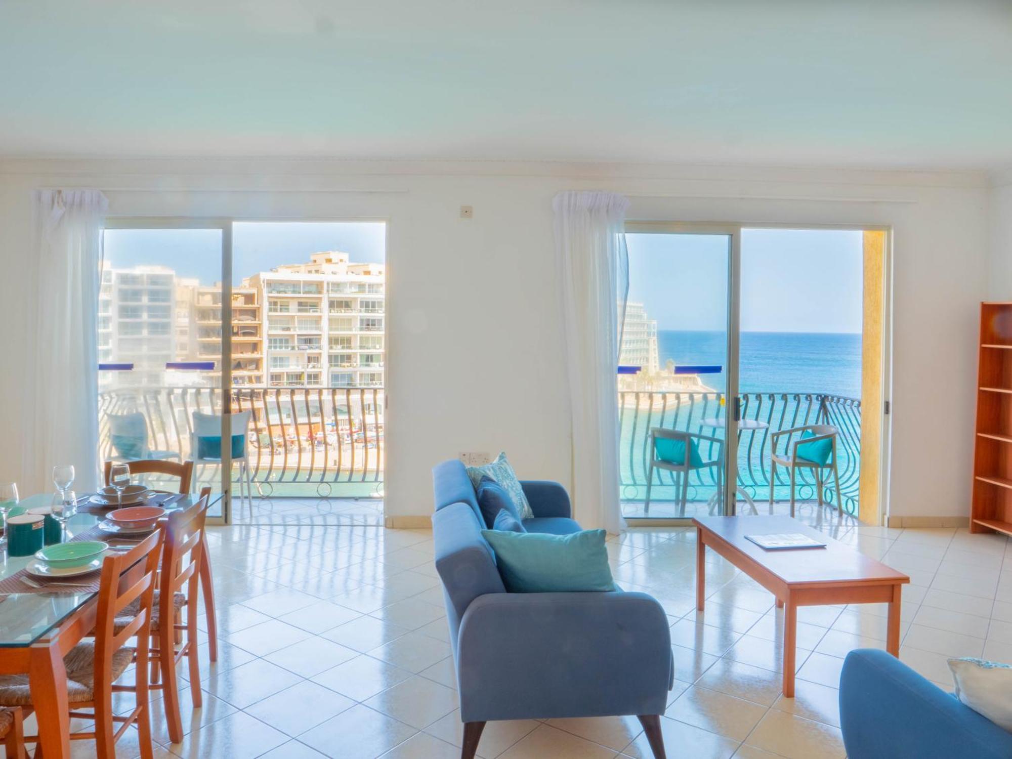 Morina Court - Seaview Apartments And Penthouse In St Julians By Shortletsmalta San Giuliano Esterno foto