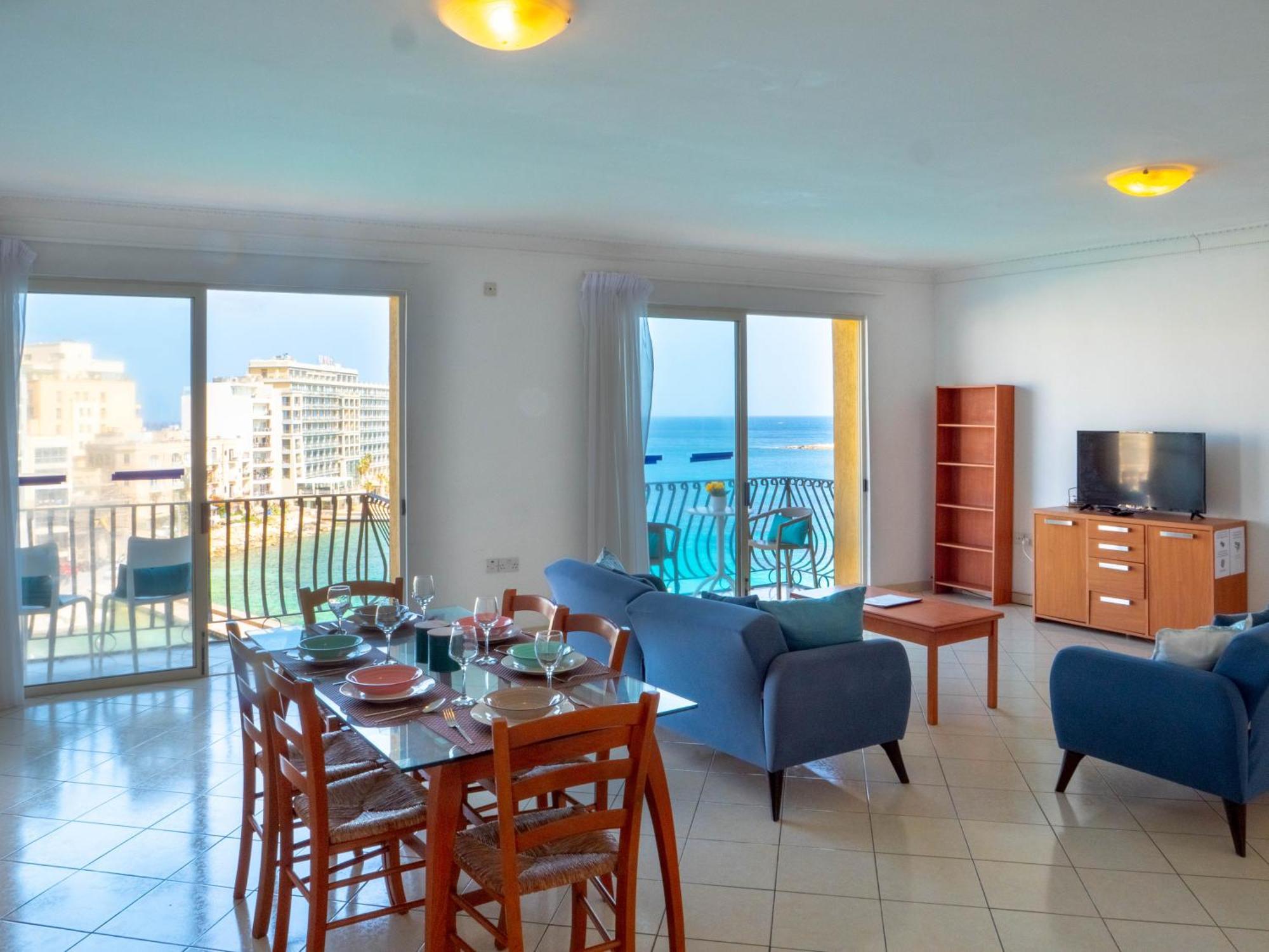 Morina Court - Seaview Apartments And Penthouse In St Julians By Shortletsmalta San Giuliano Esterno foto